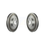 Front Coated Disc Brake Rotors Pair For Toyota Camry Lexus RX300 ES330 KG-100171