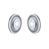 Front Coated Disc Brake Rotors Pair For Toyota Camry Sienna Avalon Solara Lexus ES300 KG-100190