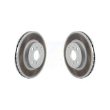 Front Coated Disc Brake Rotors Pair For Toyota Corolla Prizm Chevrolet Geo Prius KG-100155