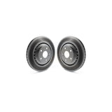 Front Coated Disc Brake Rotors Pair For Toyota Highlander Sienna Lexus RX350 NX200t NX300 RX450h NX300h KG-100290