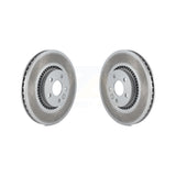Front Coated Disc Brake Rotors Pair For Volvo S60 XC70 S80 Land Rover LR2 V60 Cross Country V70 KG-100293