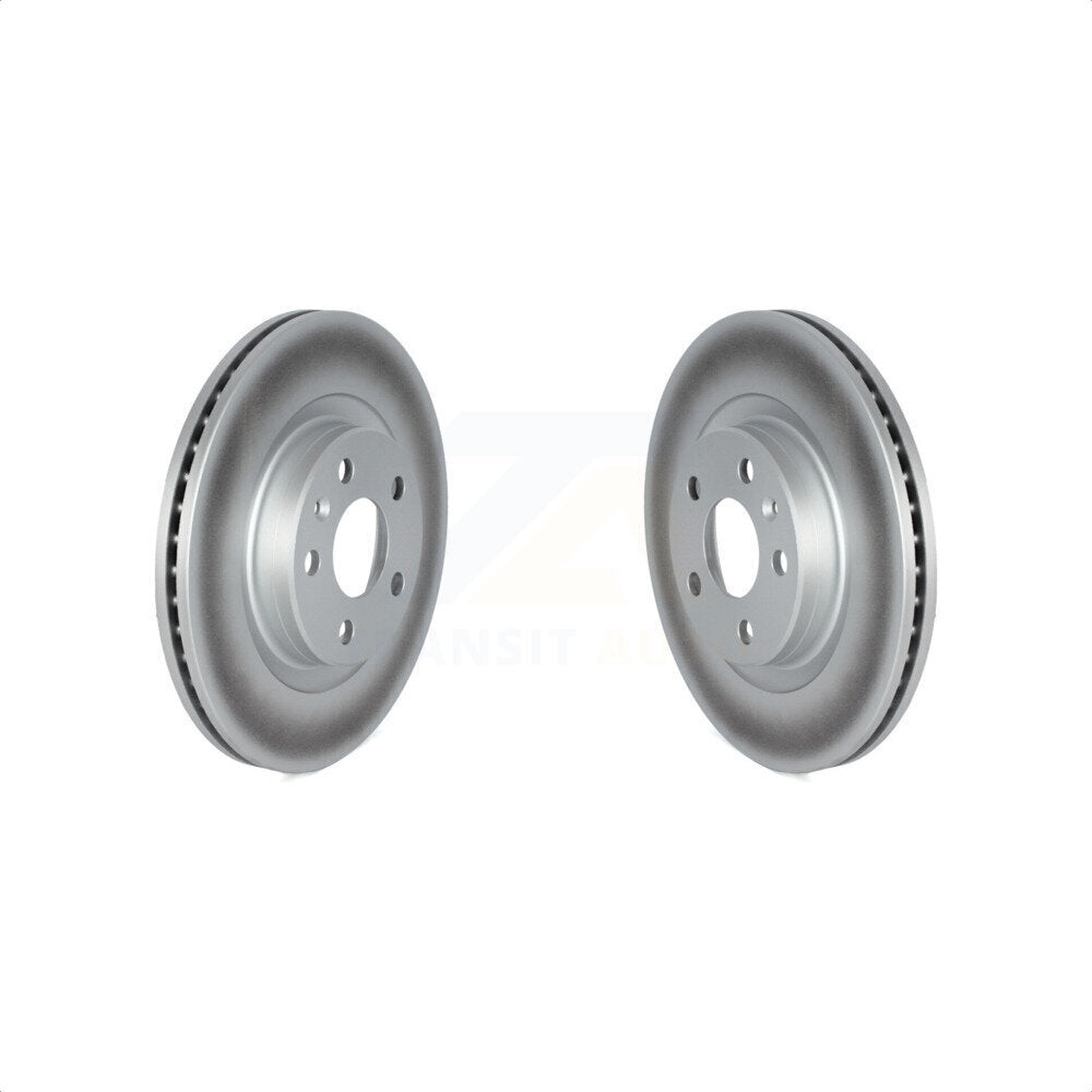 Front Coated Disc Brake Rotors Pair For Volvo XC40 KG-101613