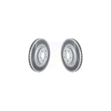 Front Coated Disc Brake Rotors Pair For Volvo XC60 KG-101629