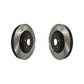 Front Coated Drilled Slotted Disc Brake Rotors Pair For Ford Edge Fusion Lincoln MKX MKZ Nautilus Continental KD-100024