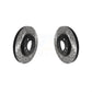 Front Coated Drilled Slotted Disc Brake Rotors Pair For Mini Cooper Countryman Paceman KD-100448