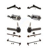 Front Control Arms Assembly And Complete Shock Tie Rods Link Sway Bar Suspension Kit (10Pc) For 2004-2008 Chrysler Pacifica KSS-104022