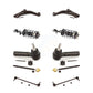 Front Control Arms Assembly And Complete Shock Tie Rods Link Sway Bar Suspension Kit (10Pc) For 2008-2009 Mazda Tribute With 16mm Diameter Thread At Outer End KSS-104023