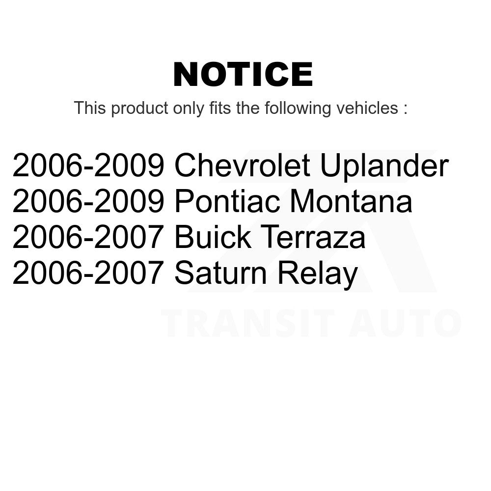 Front Disc Brake Rotor 8-580371 For Chevrolet Uplander Buick Terraza Pontiac Montana Saturn Relay