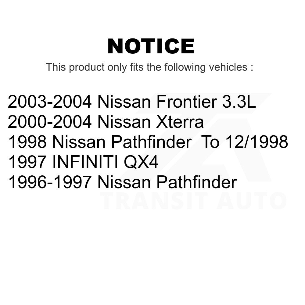 Front Disc Brake Rotor 8-96615 For Nissan Xterra Frontier Pathfinder INFINITI QX4