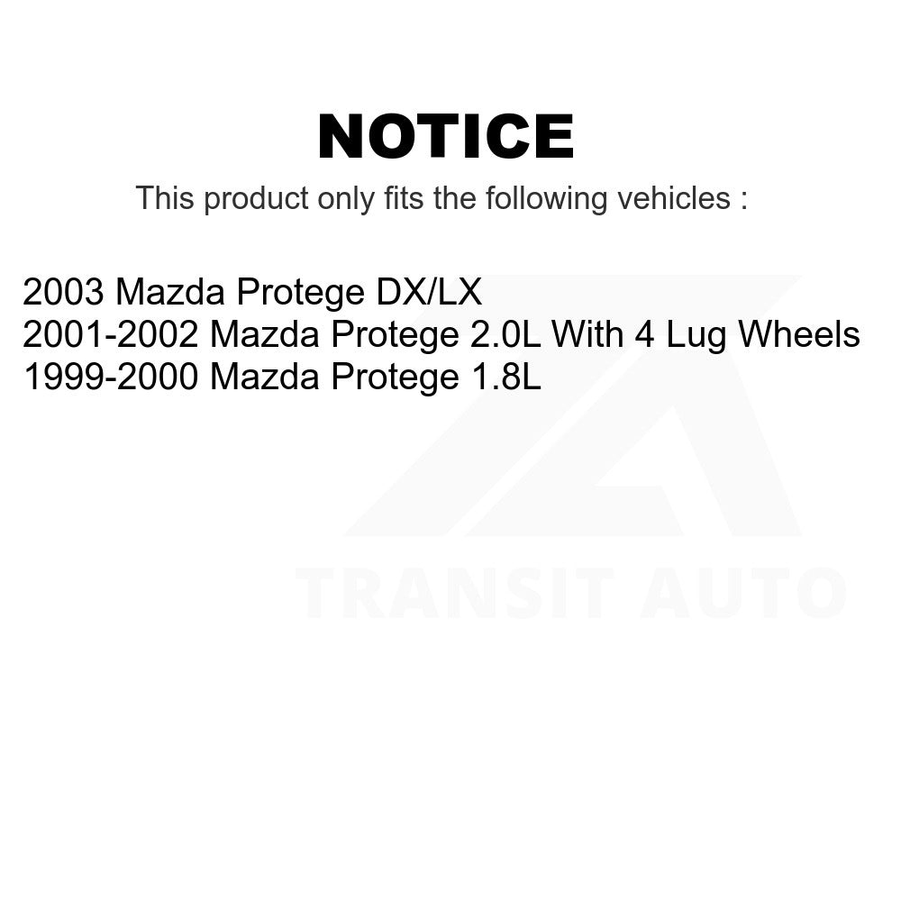 Front Disc Brake Rotor 8-96818 For Mazda Protege