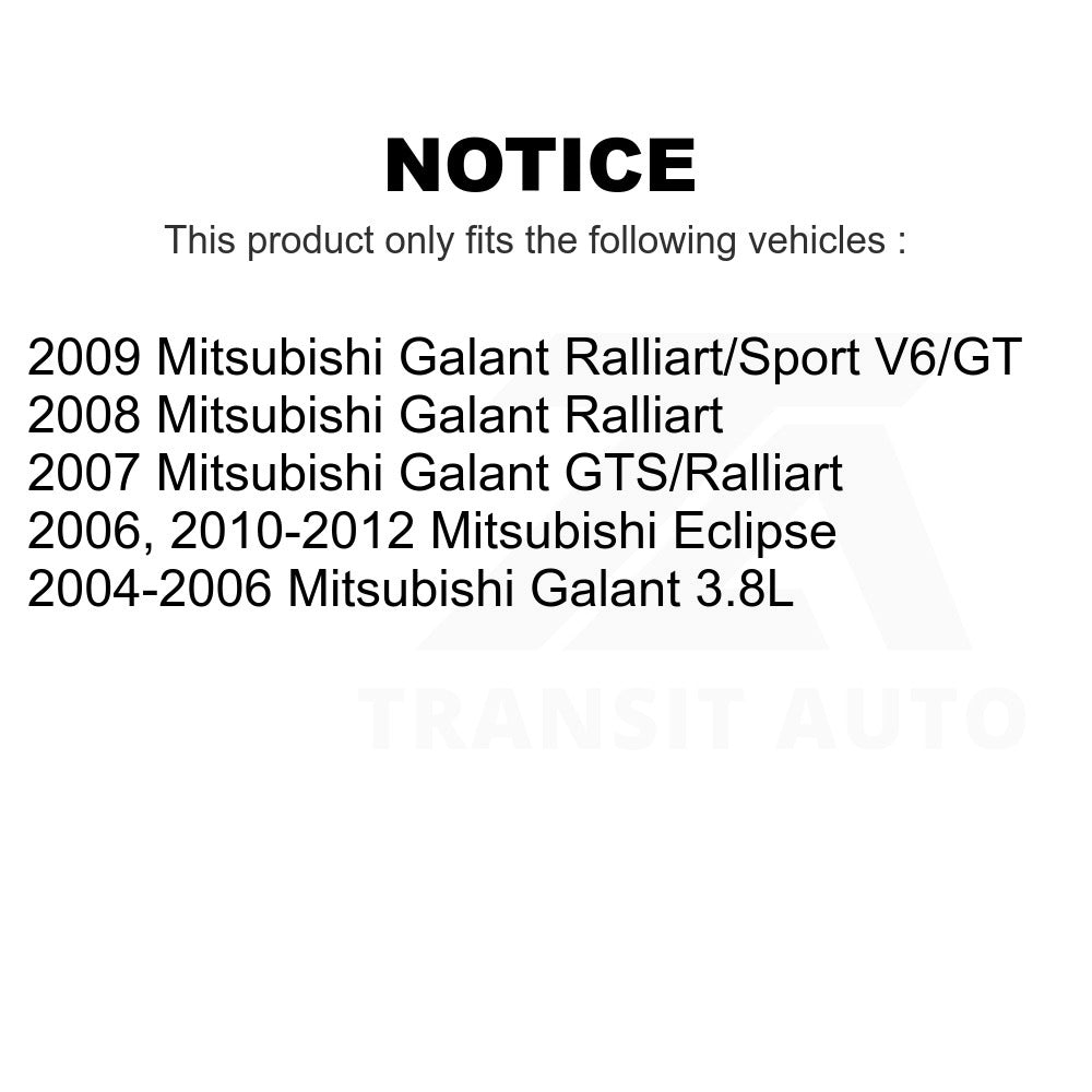 Front Disc Brake Rotor 8-980455 For Mitsubishi Galant Eclipse