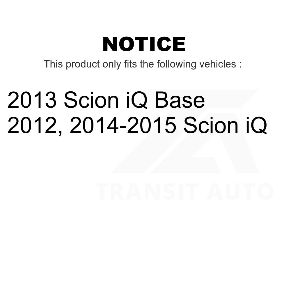 Front Disc Brake Rotor 8-980971 For Scion iQ