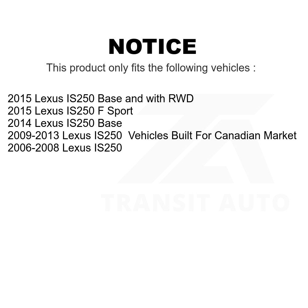 Front Disc Brake Rotor DS1-980494 For Lexus IS250