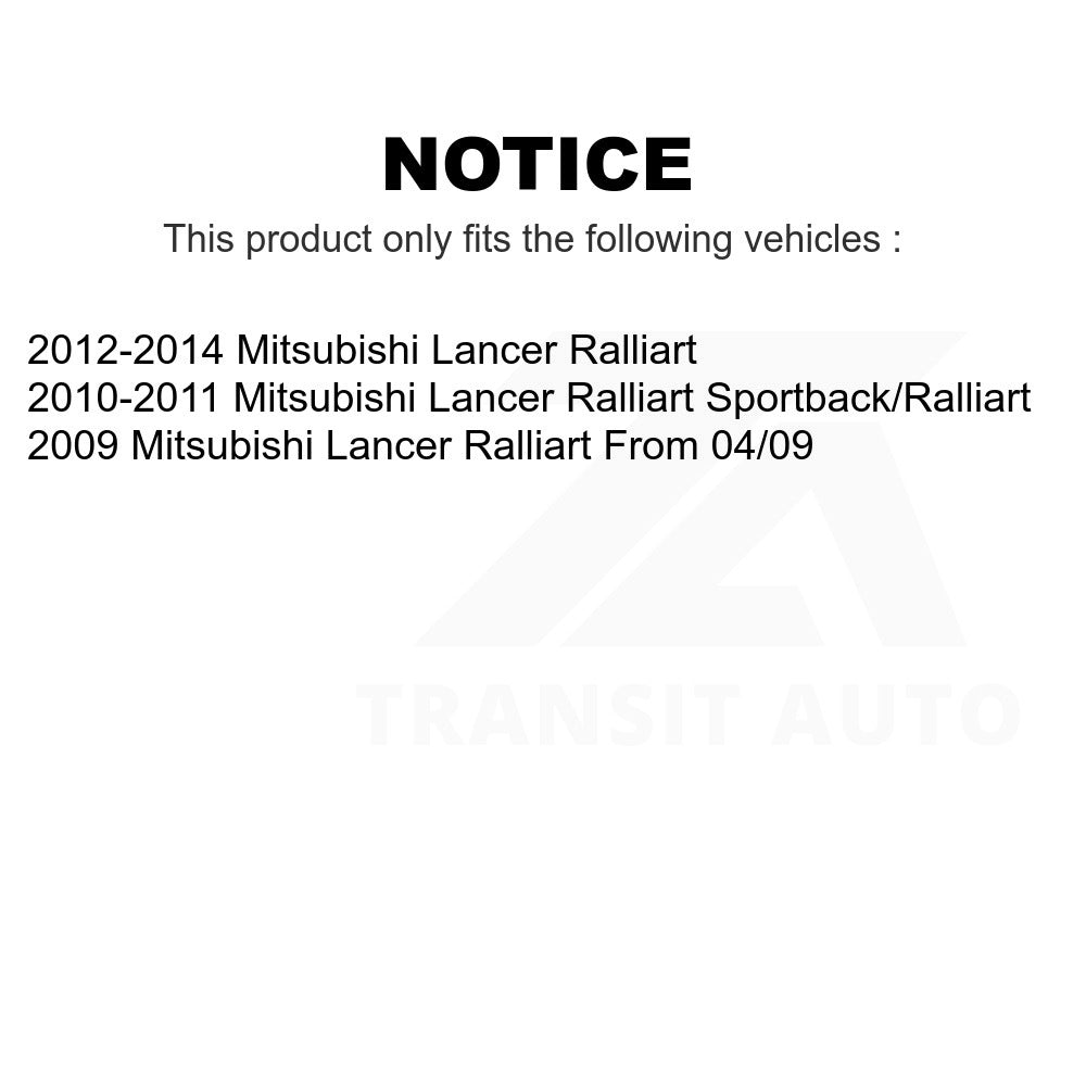 Front Disc Brake Rotor DS1-980933 For Mitsubishi Lancer