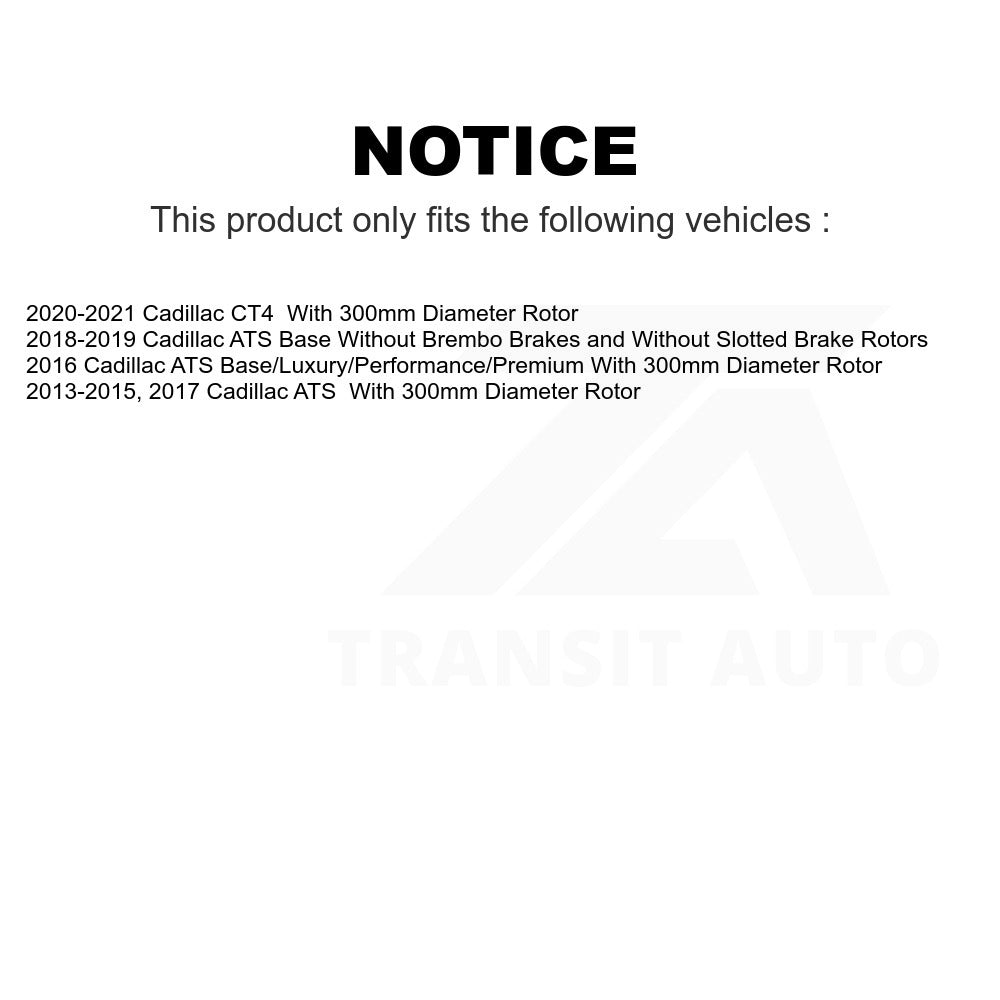 Front Disc Brake Rotor GCR-581043 For Cadillac ATS CT4