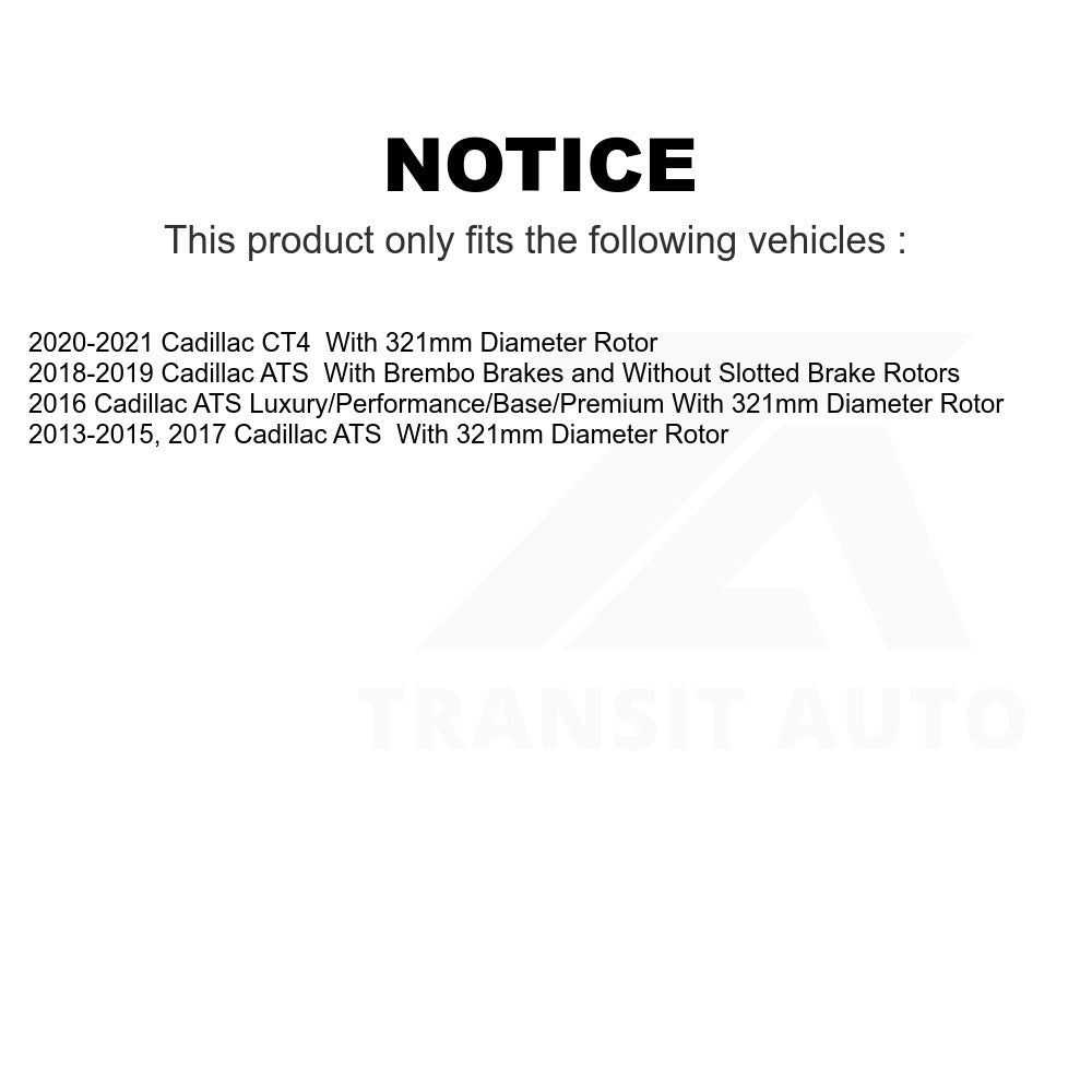 Front Disc Brake Rotor GCR-581048 For Cadillac ATS CT4