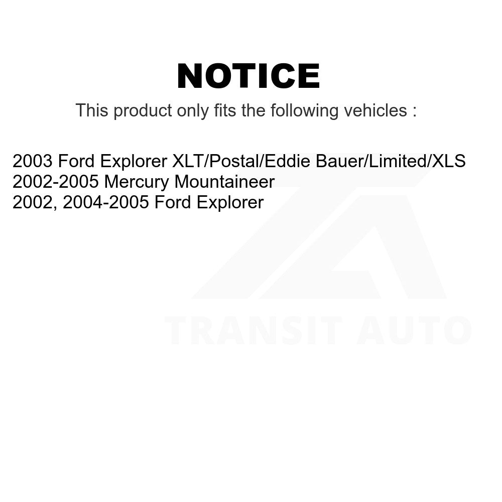 Front Disc Brake Rotor GCR-680014 For Ford Explorer Mercury Mountaineer