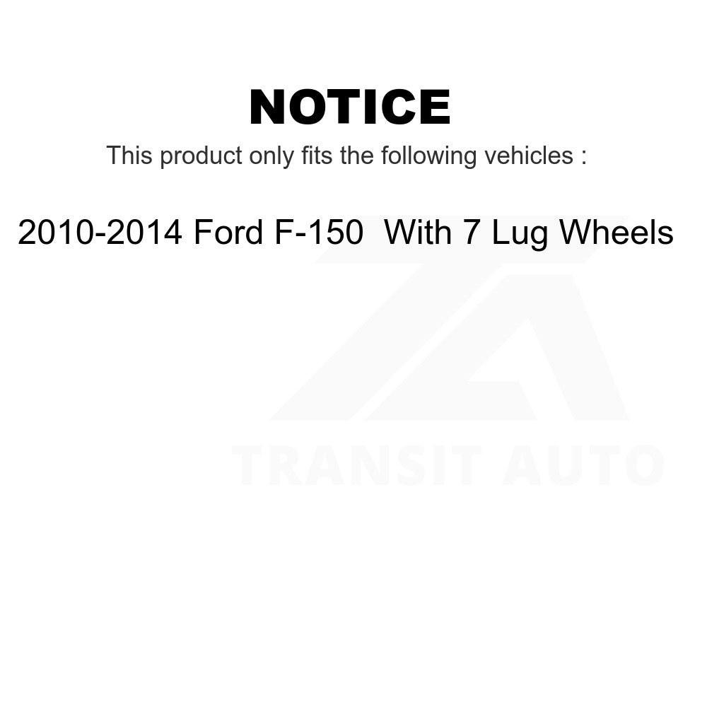 Front Disc Brake Rotor GCR-680768 For 2010-2014 Ford F-150 With 7 Lug Wheels