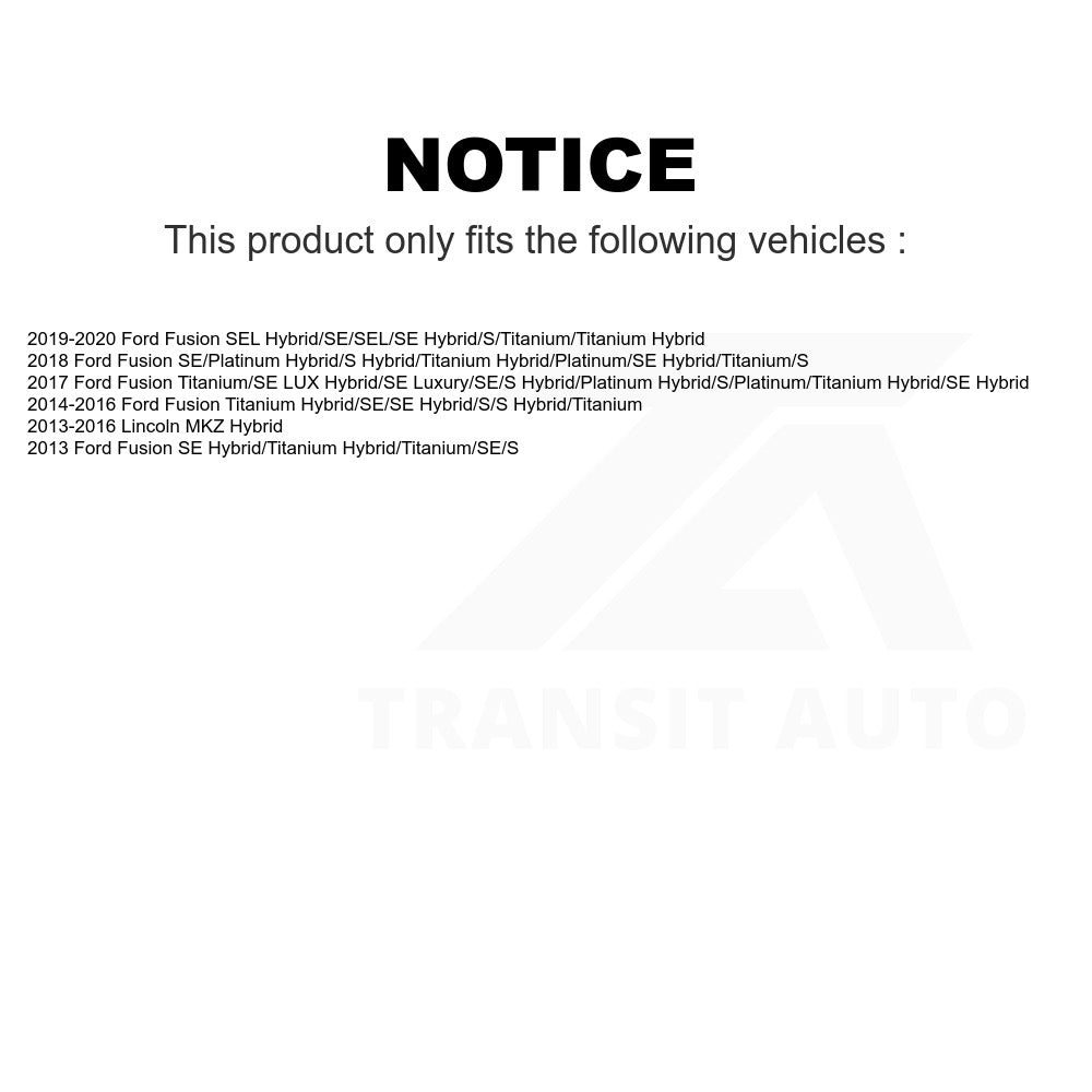 Front Disc Brake Rotor GCR-681014 For Ford Fusion Lincoln MKZ