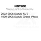 Front Disc Brake Rotor GCR-96922 For Suzuki XL-7 Grand Vitara