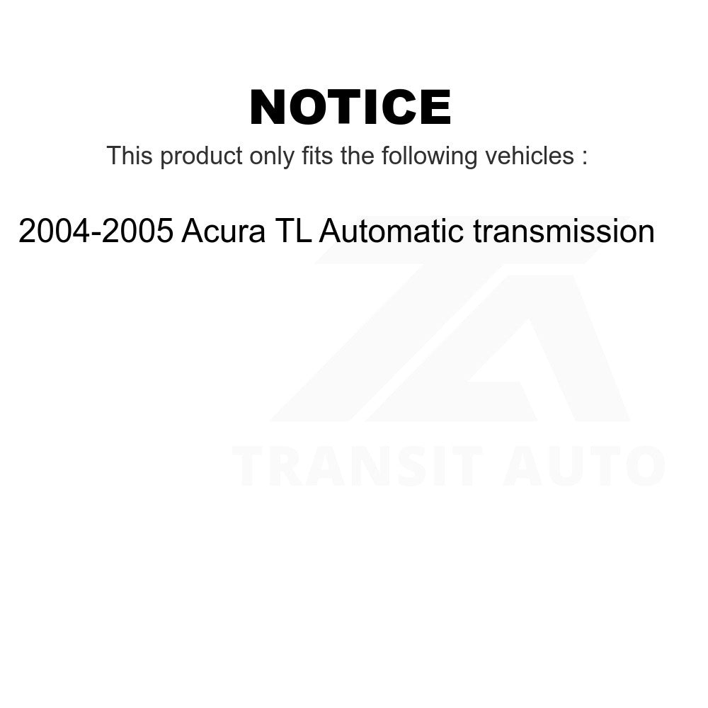 Front Disc Brake Rotor GCR-980220 For 2004-2005 Acura TL Automatic transmission