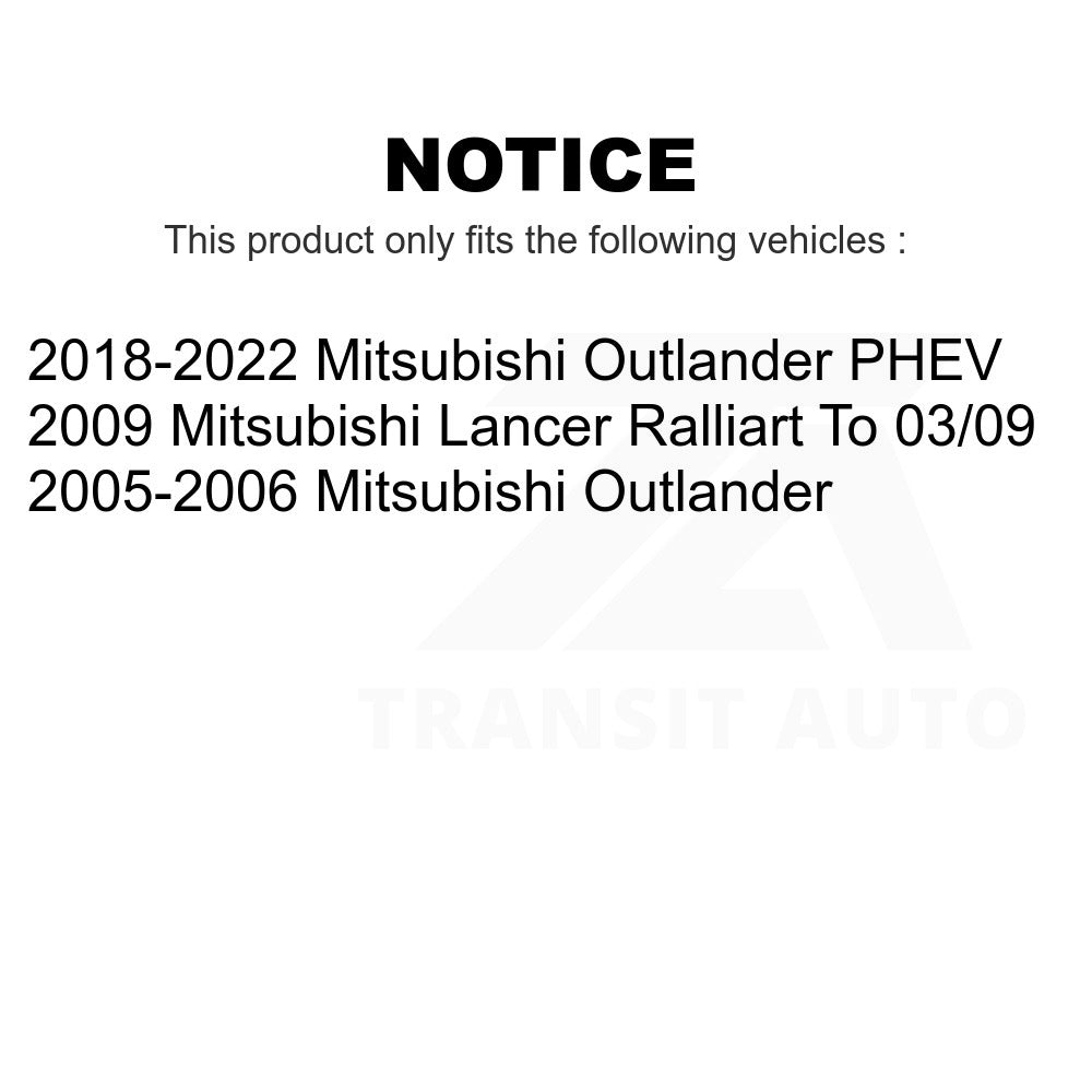 Front Disc Brake Rotor GCR-980352 For Mitsubishi Lancer Outlander PHEV