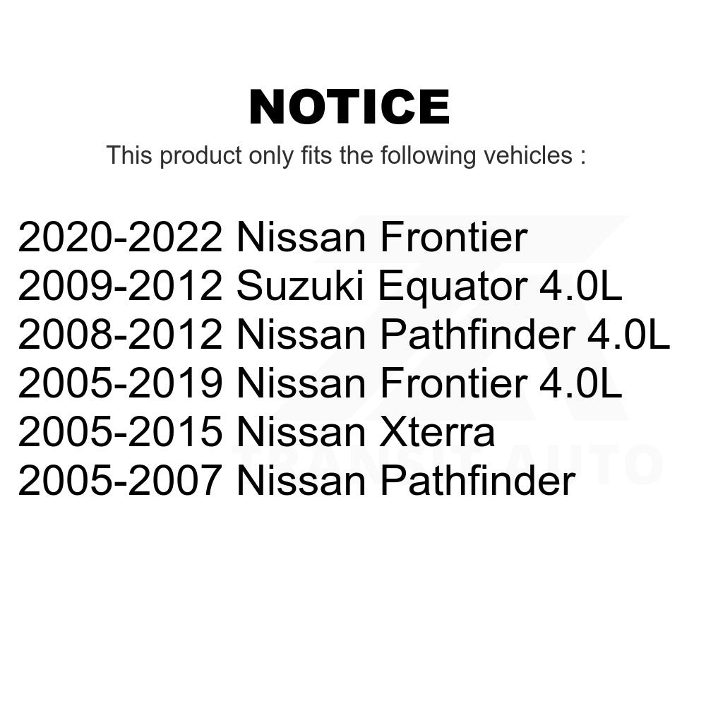 Front Disc Brake Rotor GCR-980370 For Nissan Frontier Pathfinder Xterra Suzuki Equator
