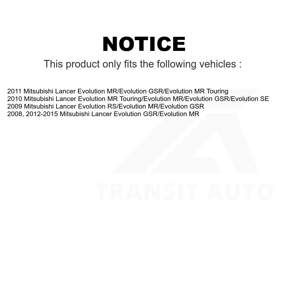 Front Disc Brake Rotor GCR-980662 For Mitsubishi Lancer