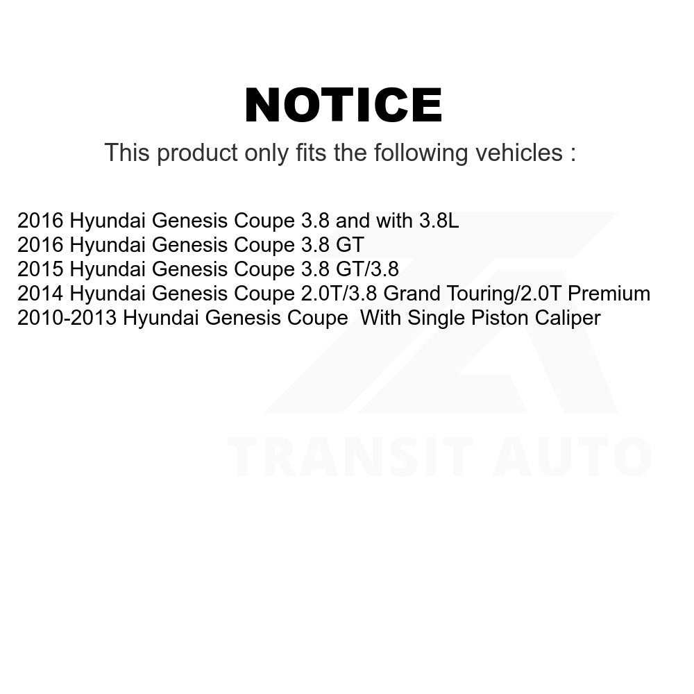 Front Disc Brake Rotor GCR-980767 For Hyundai Genesis Coupe