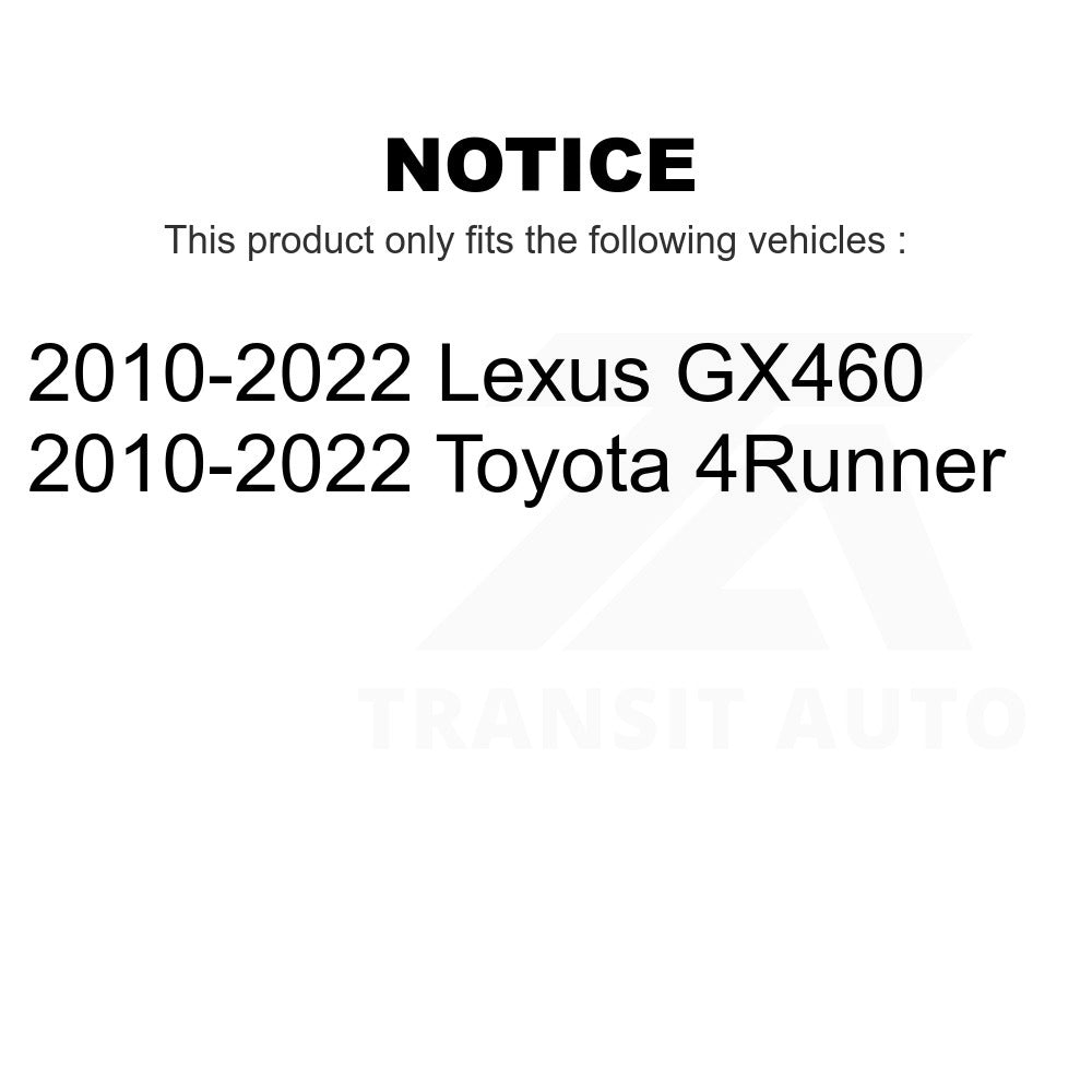 Front Disc Brake Rotor GCR-980784 For 2010-2022 Toyota 4Runner Lexus GX460