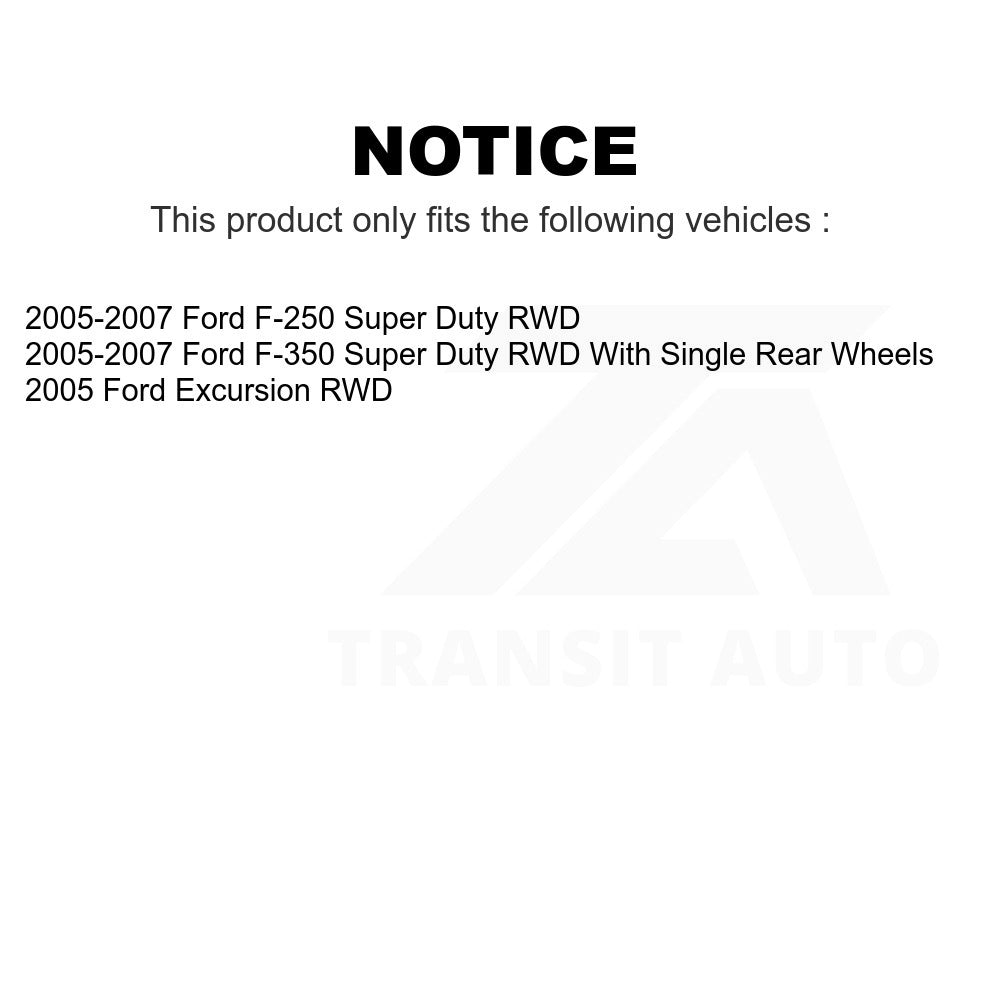 Front Disc Brake Rotor Hub Assembly 8-680306 For Ford F-250 Super Duty F-350 Excursion RWD