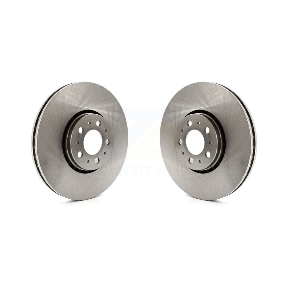 Front Disc Brake Rotors Pair For 2003-2014 Volvo XC90 With 328mm Diameter Rotor K8-100536