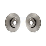 Front Disc Brake Rotors Pair For 2003-2014 Volvo XC90 With 328mm Diameter Rotor K8-100536