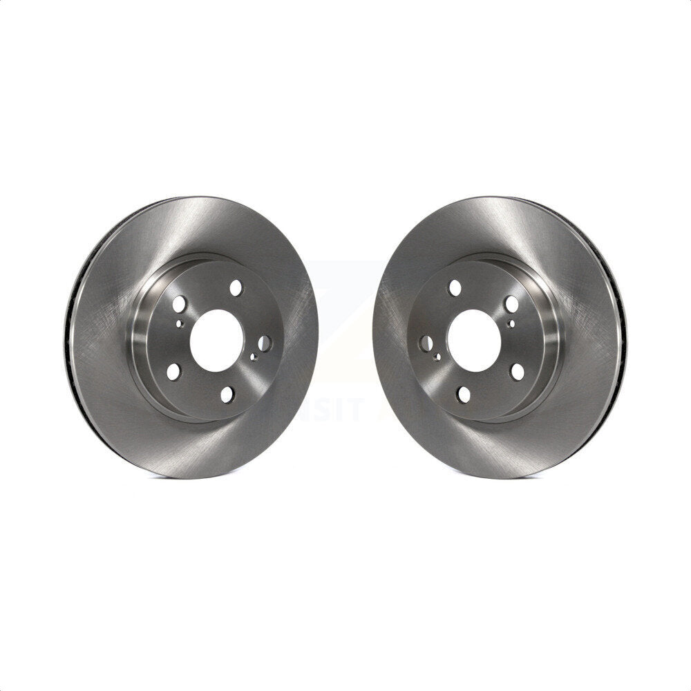 Front Disc Brake Rotors Pair For 2004-2009 Toyota Prius K8-100388