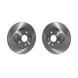 Front Disc Brake Rotors Pair For 2004-2009 Toyota Prius K8-100388