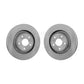 Front Disc Brake Rotors Pair For 2006-2010 Jeep Grand Cherokee SRT8 K8-100235