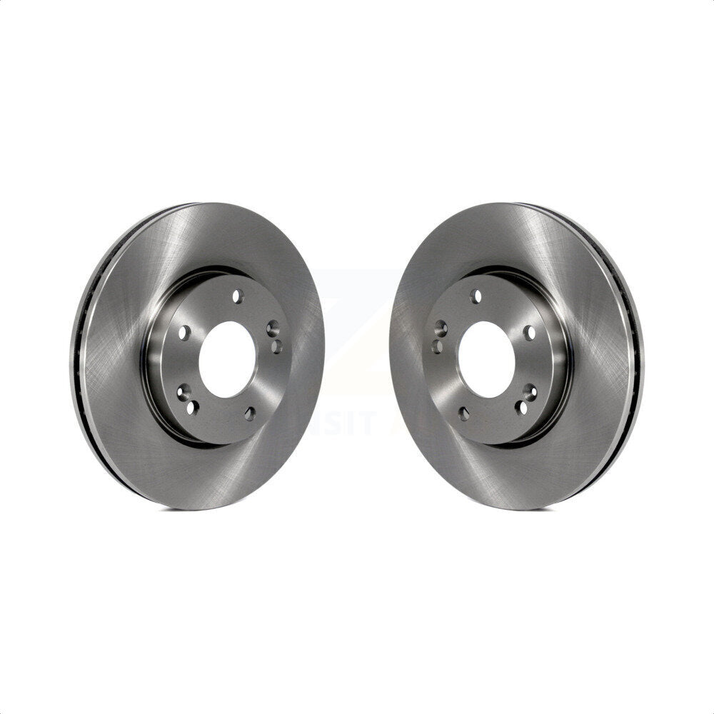 Front Disc Brake Rotors Pair For 2007-2009 Kia Rondo K8-100458