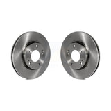 Front Disc Brake Rotors Pair For 2007-2009 Kia Rondo K8-100458