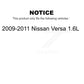 Front Disc Brake Rotors Pair For 2009-2011 Nissan Versa 1.6L K8-100496