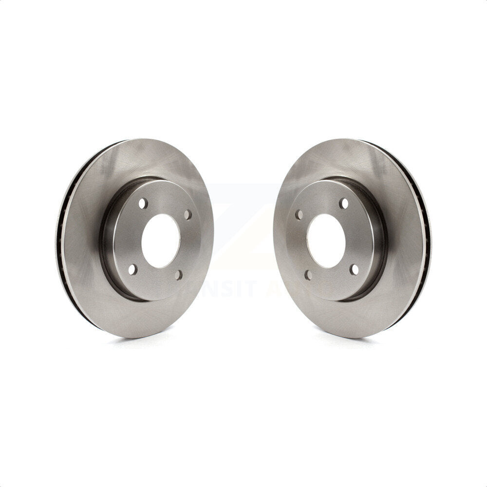 Front Disc Brake Rotors Pair For 2009-2011 Nissan Versa 1.6L K8-100496