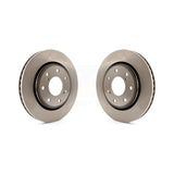 Front Disc Brake Rotors Pair For 2010-2014 Ford F-150 With 7 Lug Wheels K8-100186