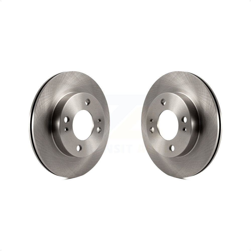 Front Disc Brake Rotors Pair For 2014-2015 Mitsubishi Mirage K8-100541