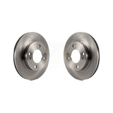 Front Disc Brake Rotors Pair For 2014-2015 Mitsubishi Mirage K8-100541