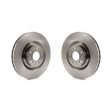 Front Disc Brake Rotors Pair For 2014-2020 Fiat 500L K8-100254
