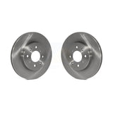 Front Disc Brake Rotors Pair For 2015-2020 Honda Fit K8-100542