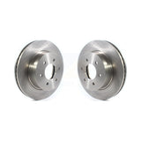 Front Disc Brake Rotors Pair For 2016-2022 Nissan TITAN XD K8-101758