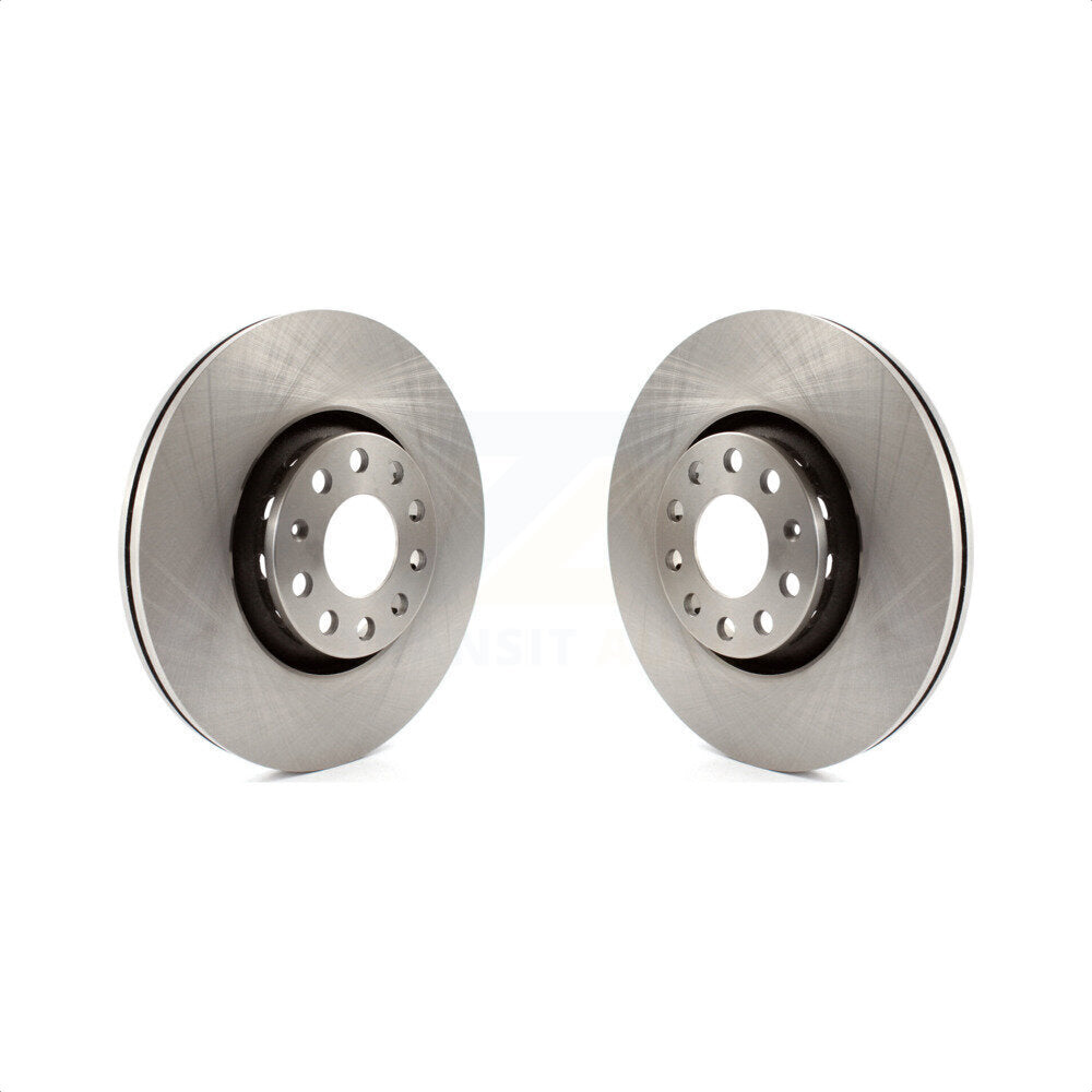Front Disc Brake Rotors Pair For Audi A4 Quattro A6 A8 S4 S6 K8-100324