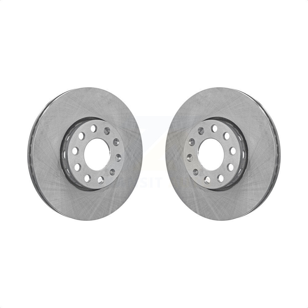 Front Disc Brake Rotors Pair For Audi Volkswagen Passat A4 Quattro A6 100 S6 K8-100279