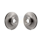 Front Disc Brake Rotors Pair For BMW 530i 540i K8-100348