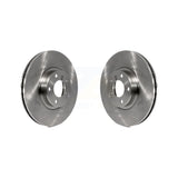 Front Disc Brake Rotors Pair For BMW X5 X6 K8-100456